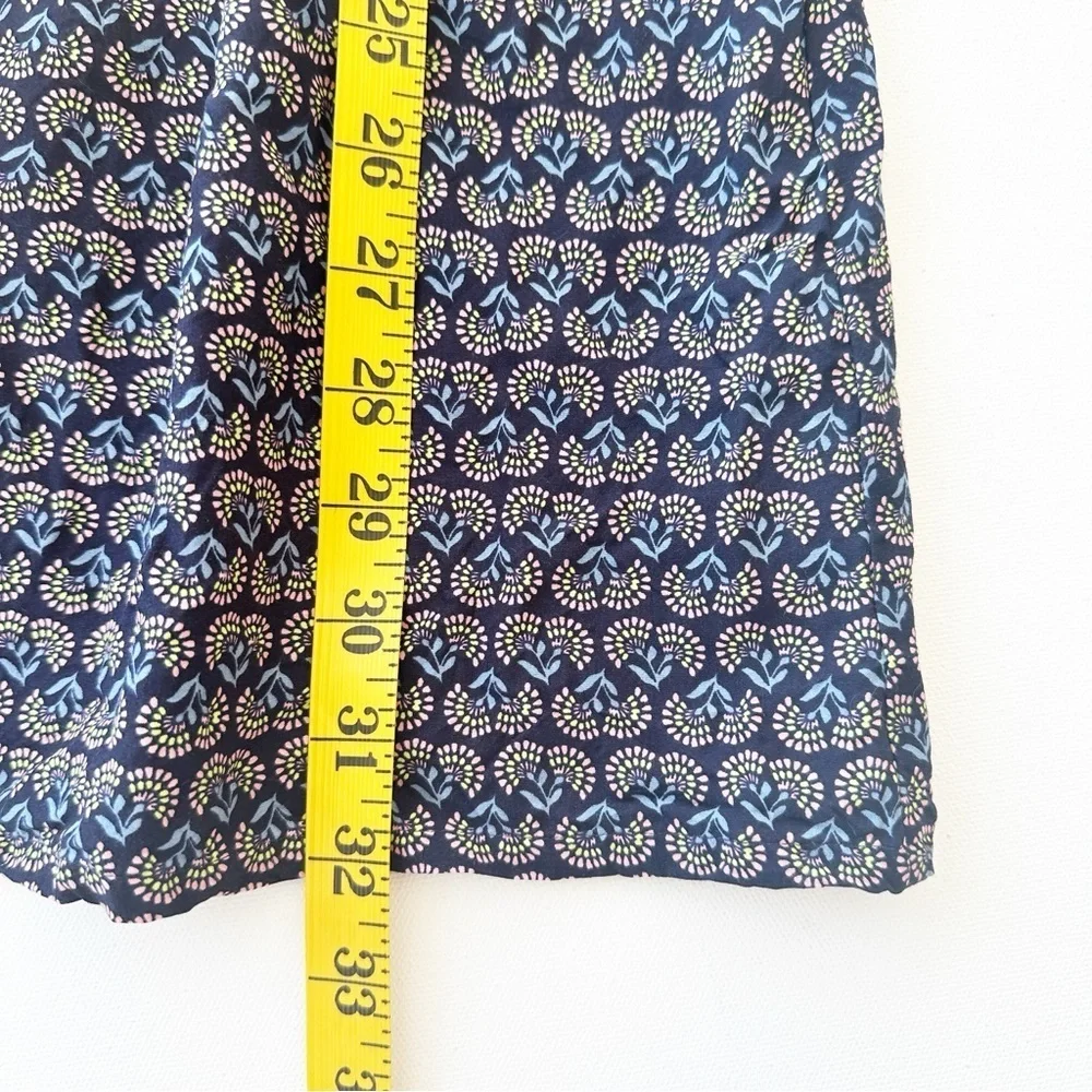 Boden Crew Neck Dress Navy, Dandelion Pop Size 6 petite